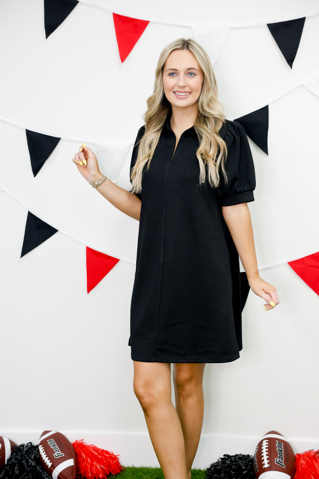 Casual Cue Dress "Black"