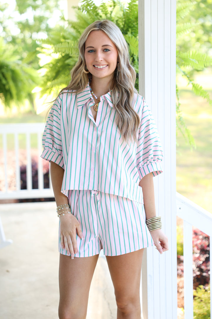 Cabana Cutie Set "Pink/Green"
