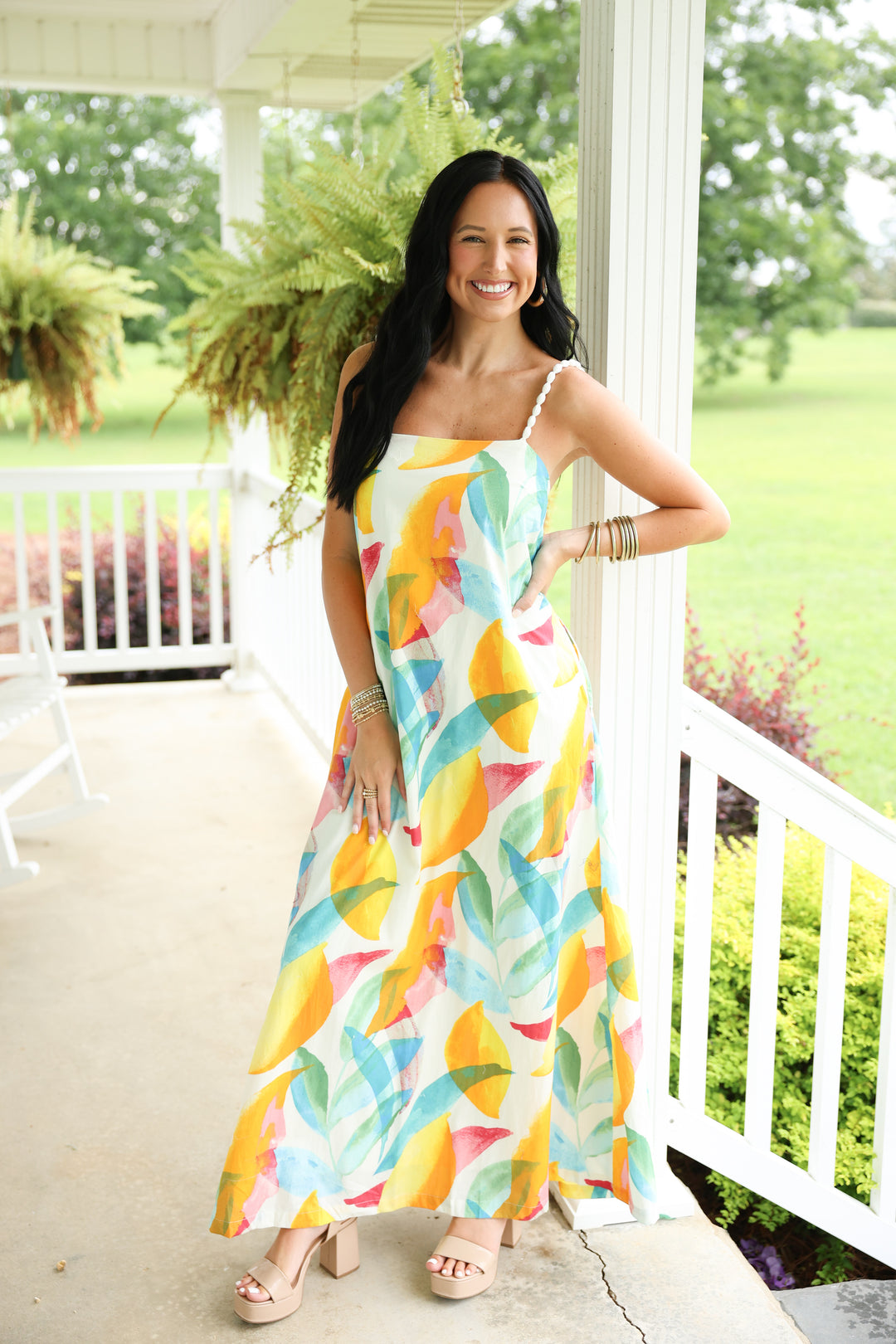 The Savannah Maxi Dress "Multi"