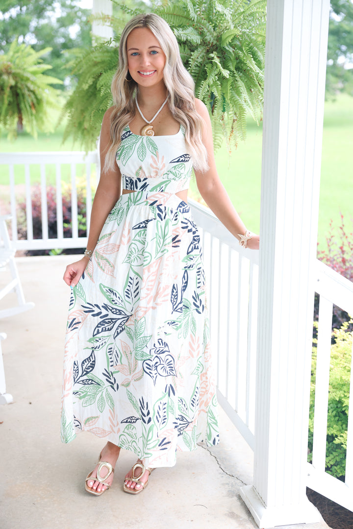 Island Palms Dress