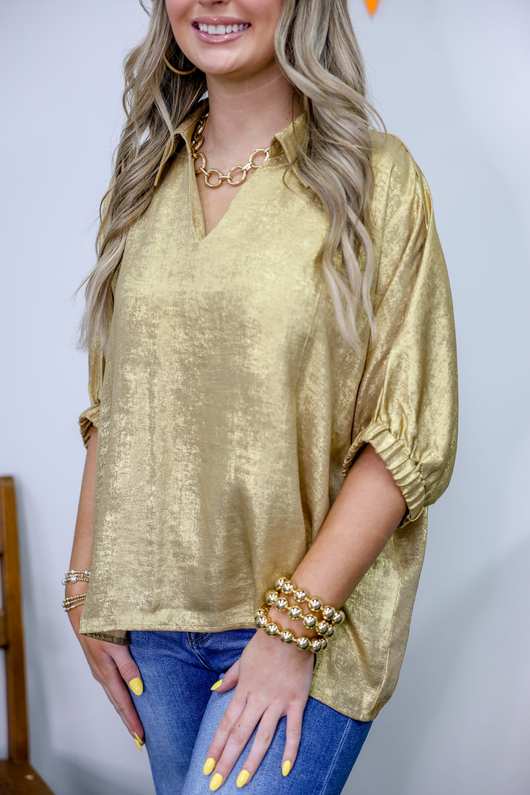 Show Your Shimmer Top "Gold"