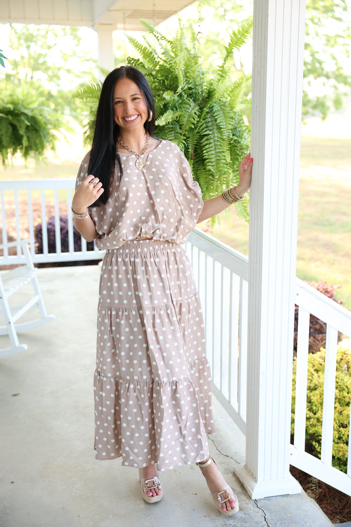 Pretty in Polka Set "Sand"