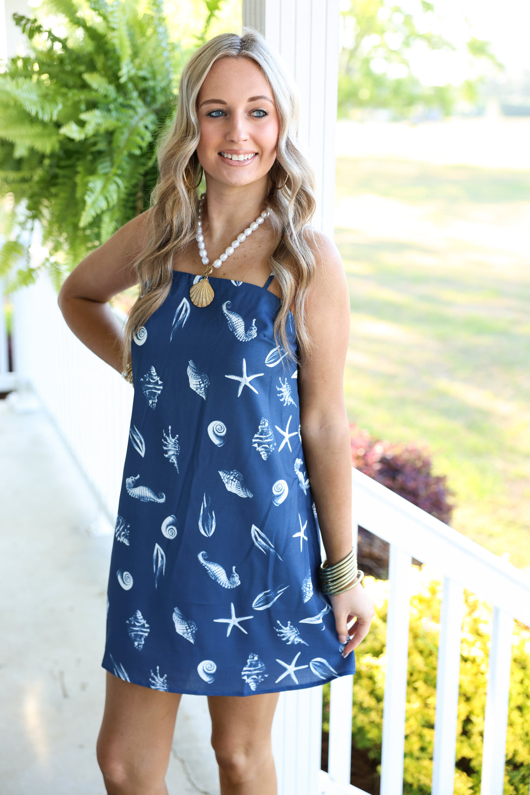 Nautical Daydream Mini Dress "Navy"