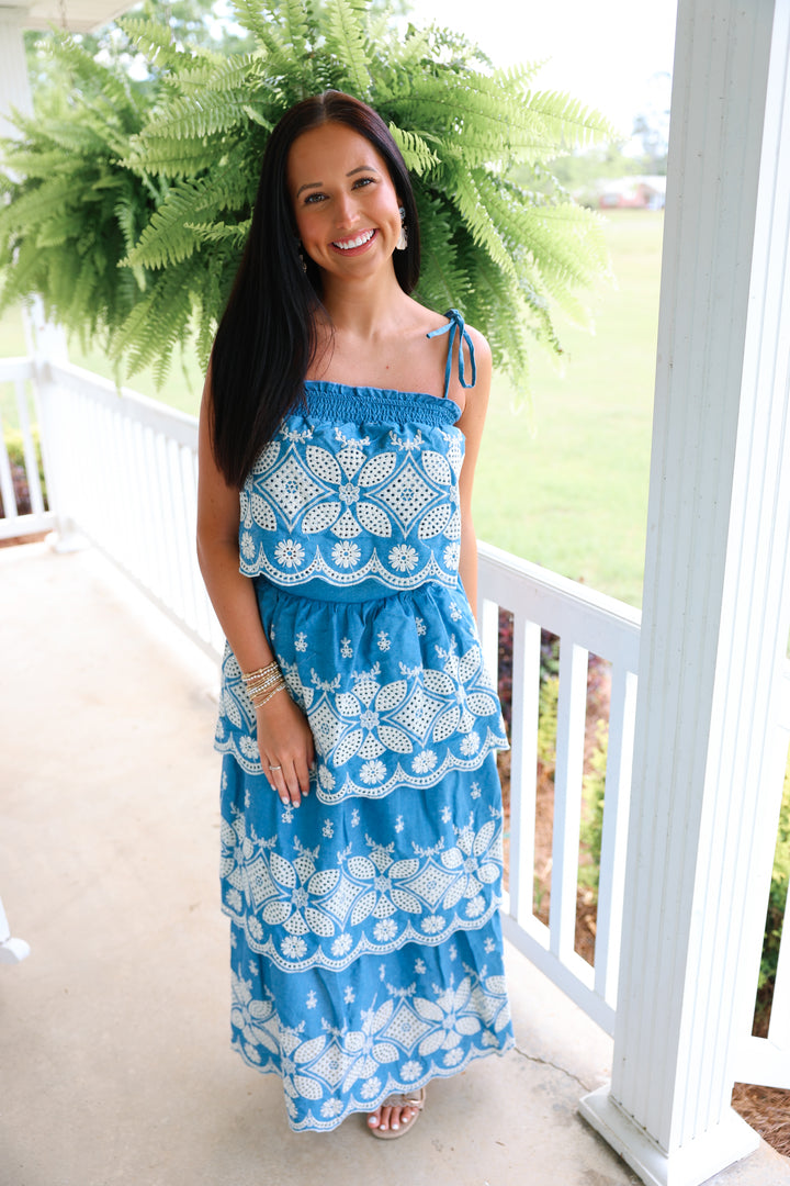 Sandy Shores Embroidery Set "Denim Blue"