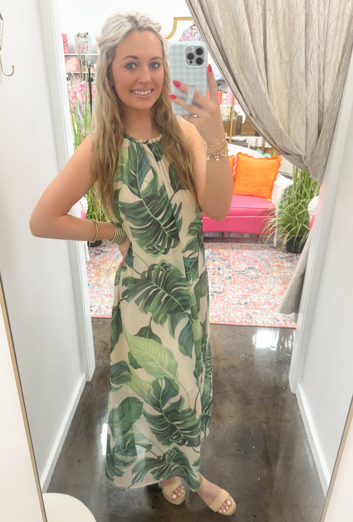 Palm Tree Breeze Dress