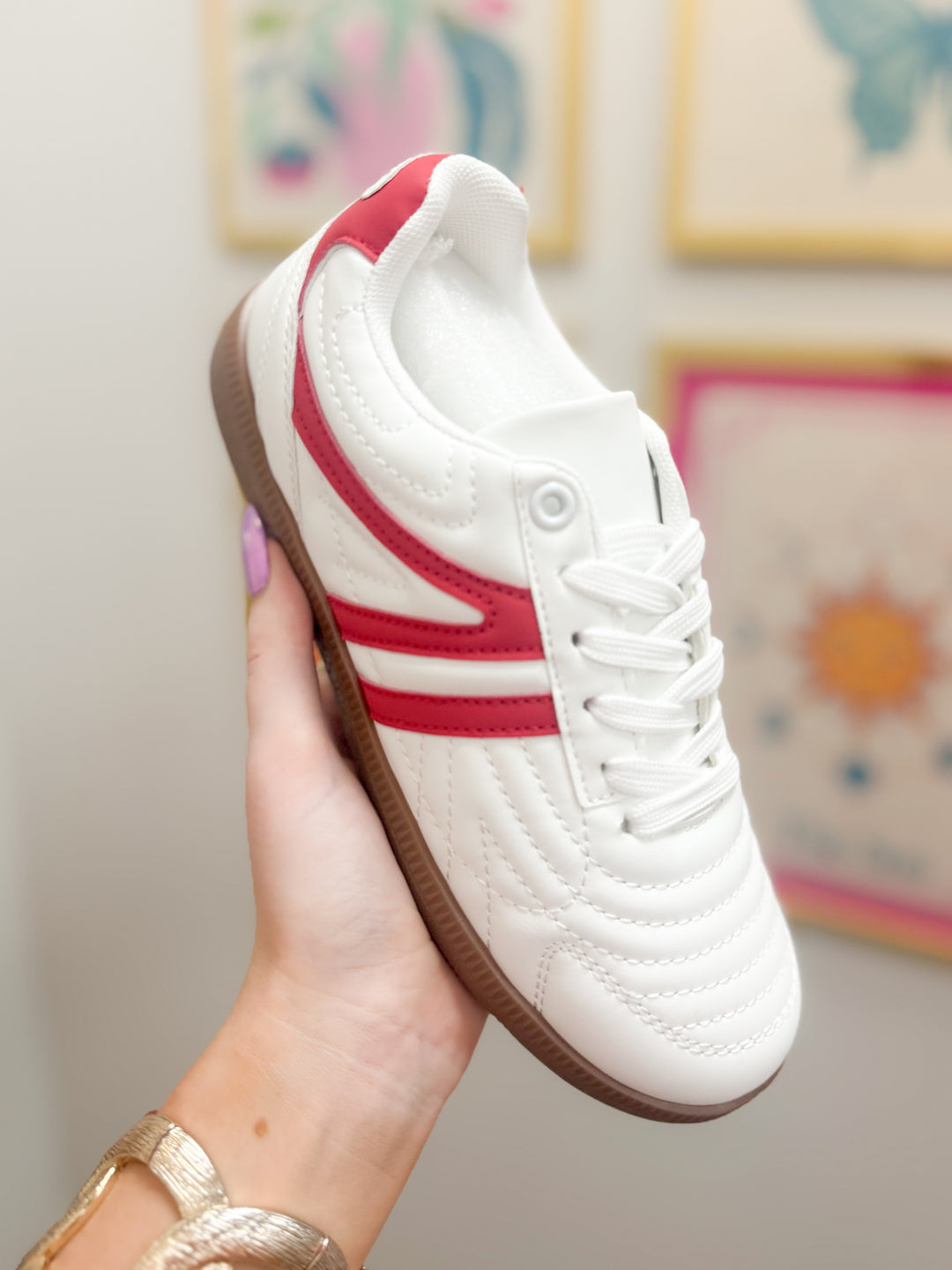 Lizzy Sneaker "Red/White"