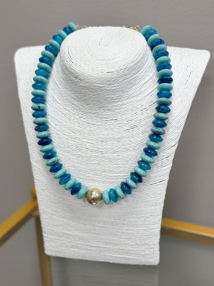 Blake Beaded Necklace "Turquoise"