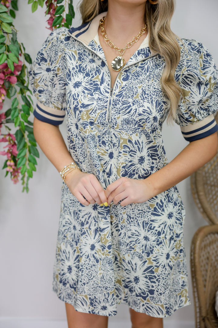 Pineland Slate Mini Dress