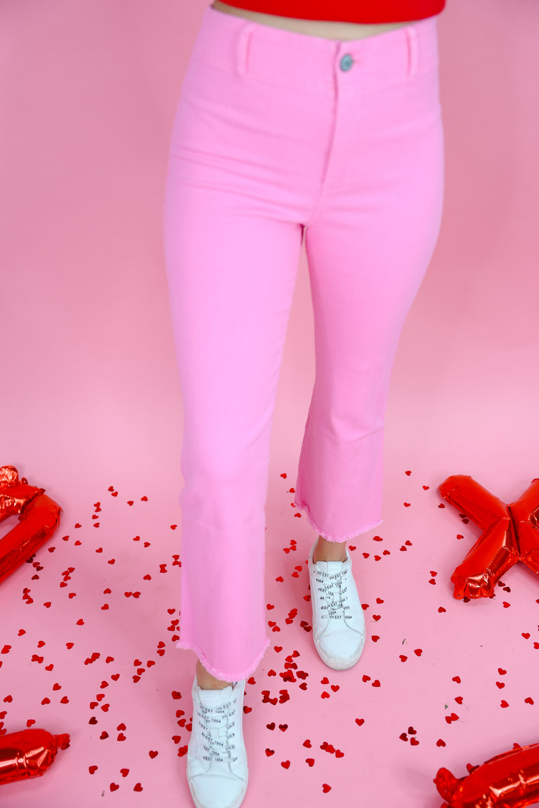 Stretchy Wide Leg Pants "Candy"