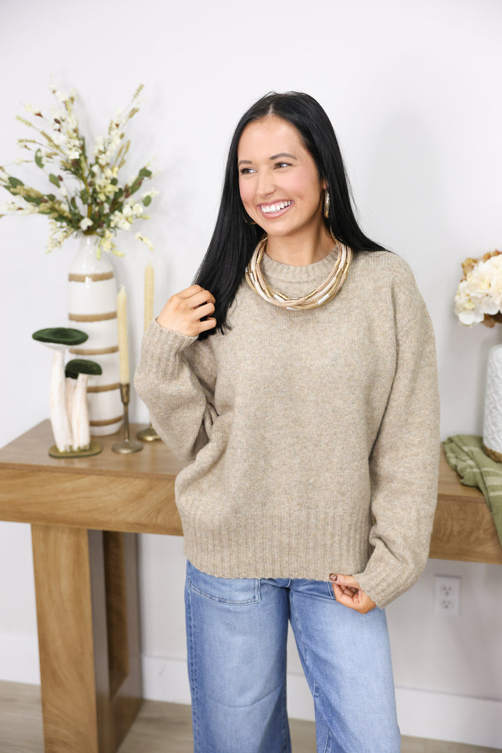 Pull Over Sweater "Mocha"