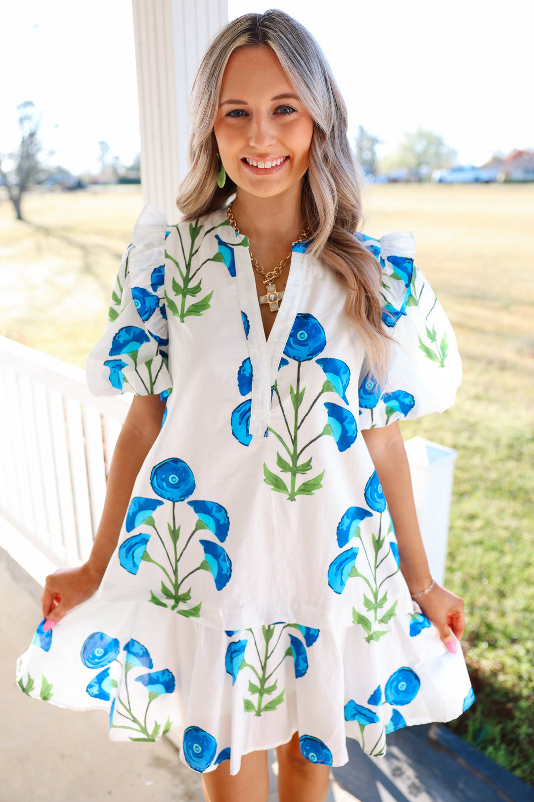 Bluebells Floral Dress