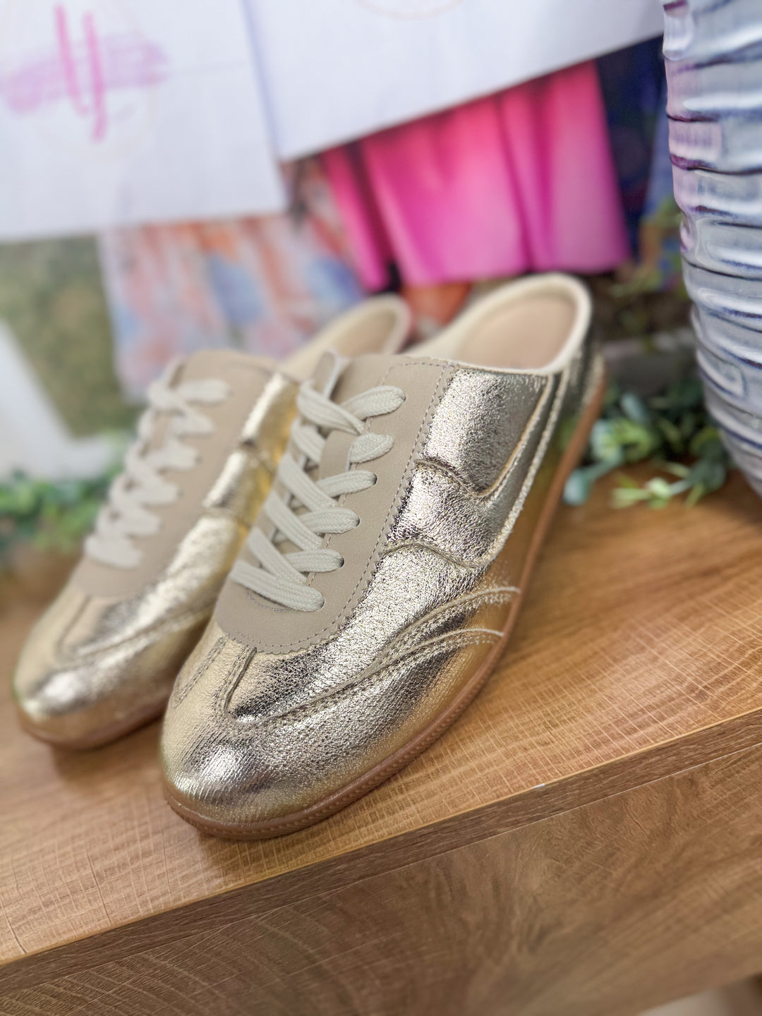 Mackay Slide On Sneaker "Gold"