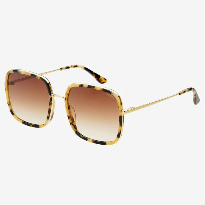 FREYRS - Cosmo Acetate Womens Square Glasses - Milky Tortoise