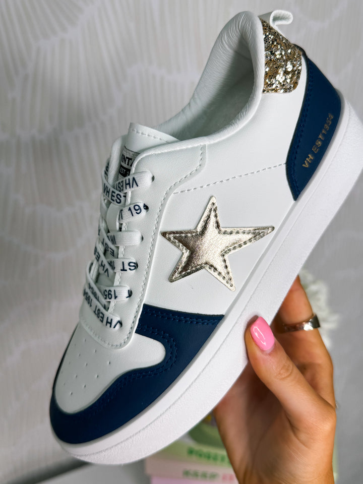 Vintage Havana - Aura Sneakers "Navy/Gold"