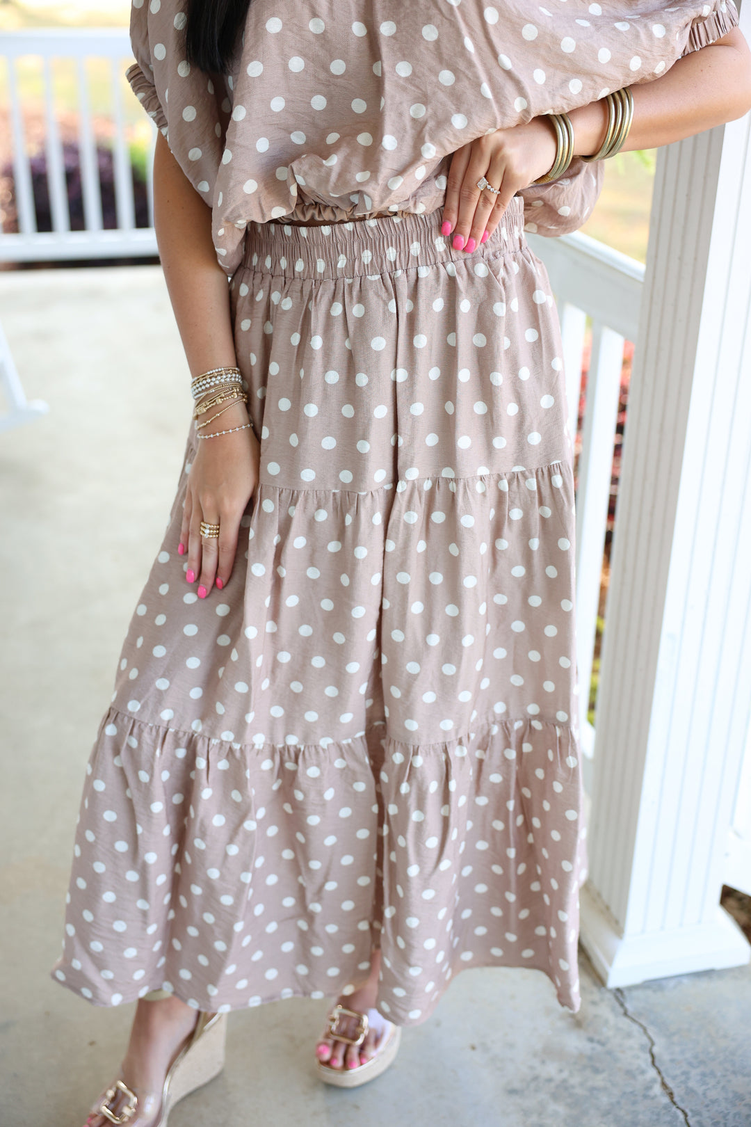 Pretty in Polka Set "Sand"
