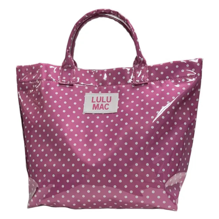 LULU MAC - Tote Bag "Pink/White Dot"