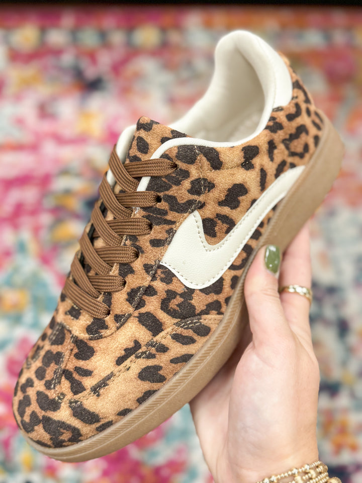 Walker Stripe Sneakers "Leopard"