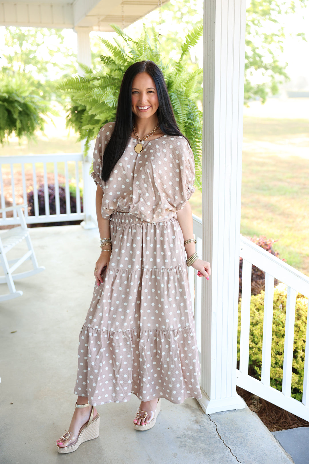 Pretty in Polka Set "Sand"