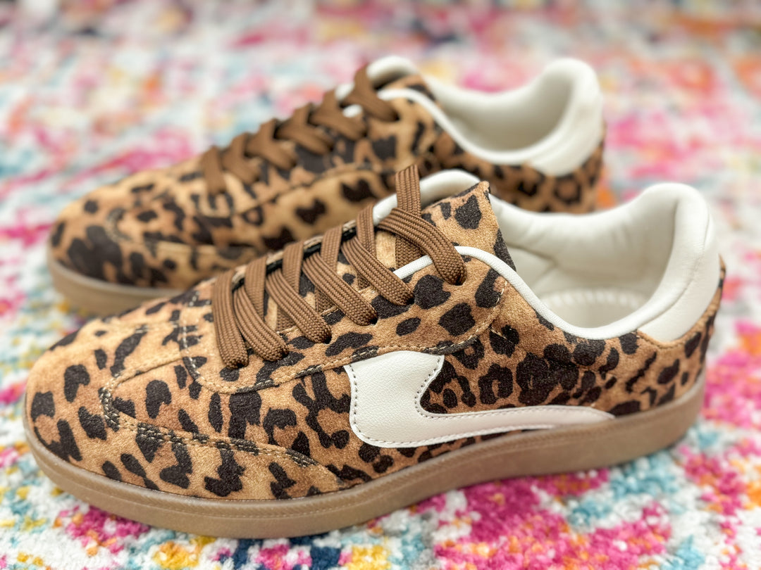 Walker Stripe Sneakers "Leopard"