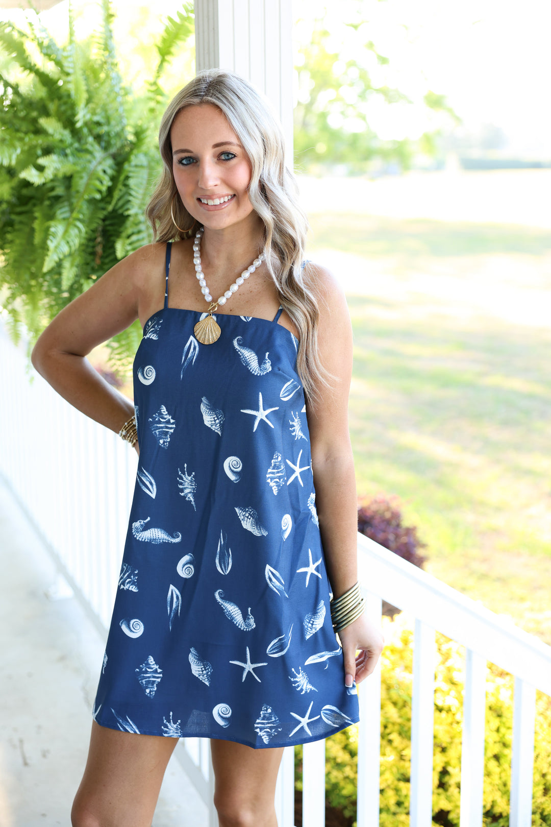 Nautical Daydream Mini Dress "Navy"
