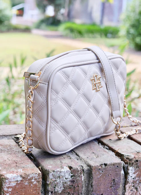 Caroline Hill - Bryce Crossbody "Nude Quilted DQ"