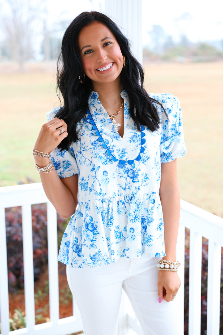 Pretty Follies Top "Blue"