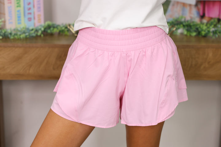 Active Poly Micro Short "Sugar Pink"
