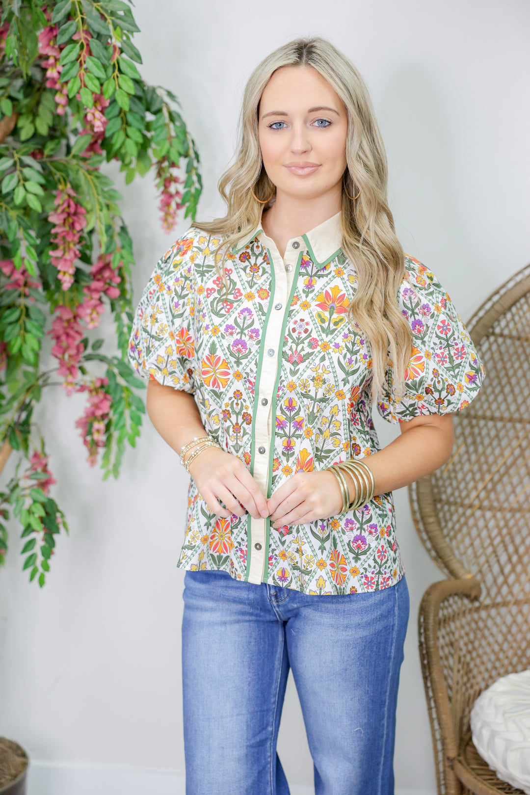 Fall Floral Top