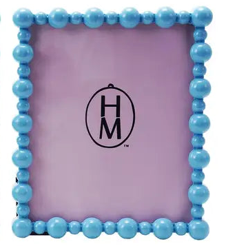 Hazel Mazel 8-3/4"W Phot Frame "Blue"
