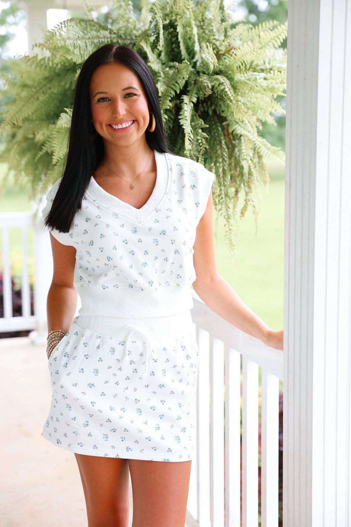 Claire Floral Print Knit Set