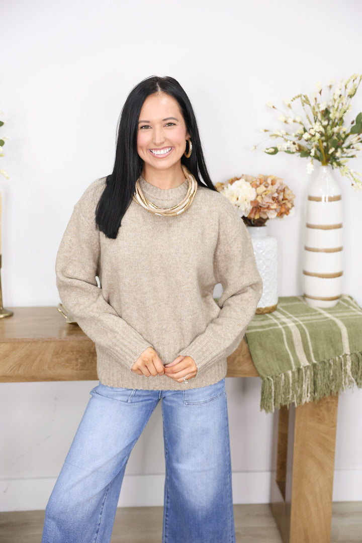 Pull Over Sweater "Mocha"