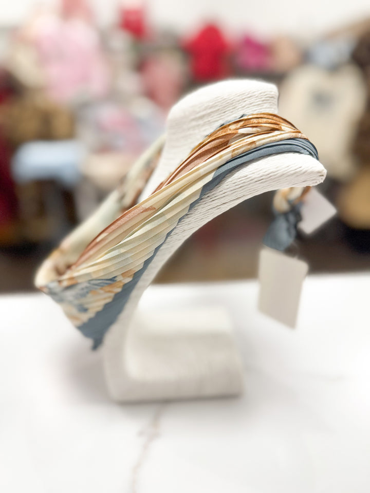 Hart Designs Jewelry - Playful Brown/Blue Scarf Necklace