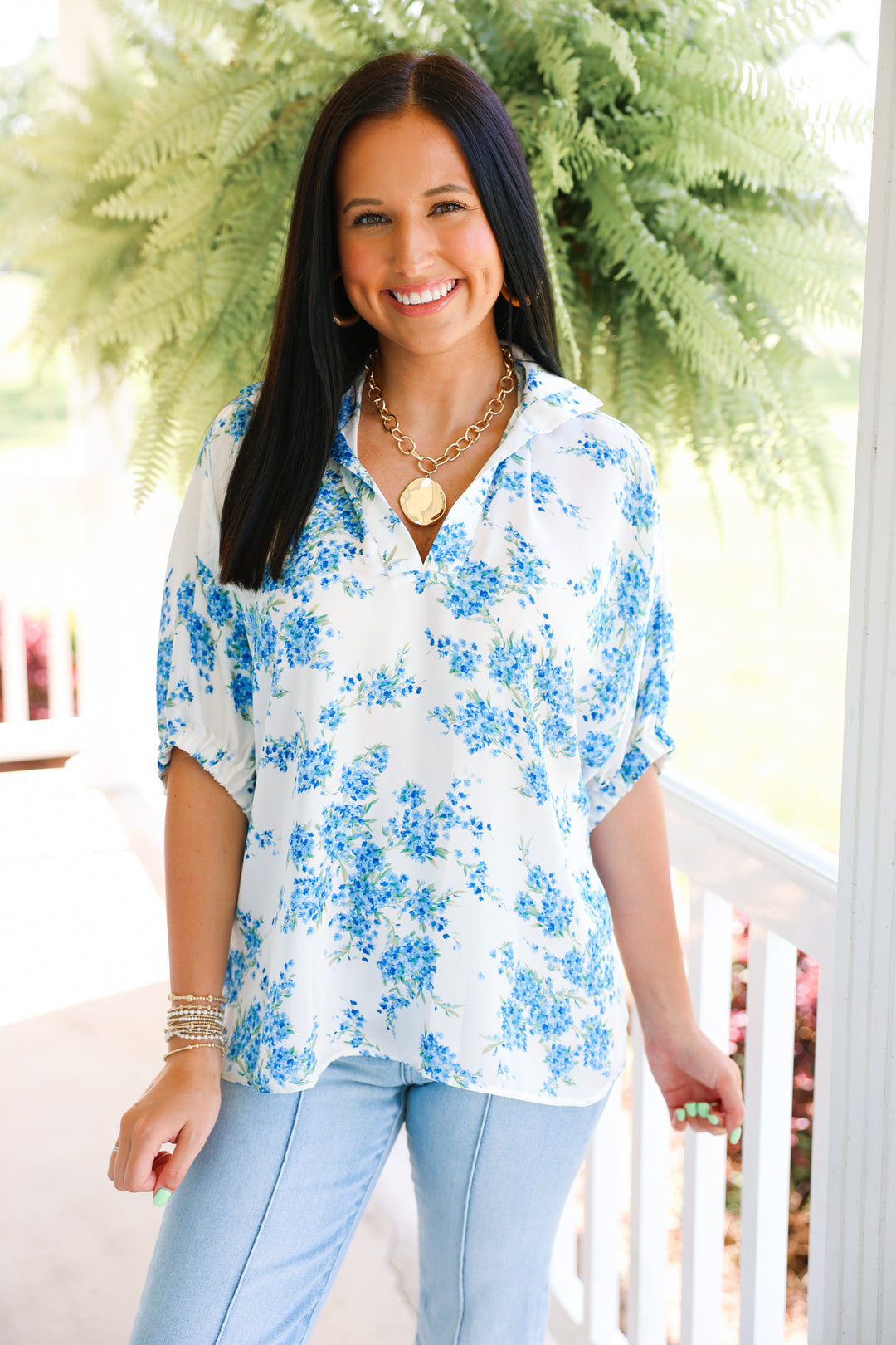 Adrienne - Sloan Top "Everblooming"