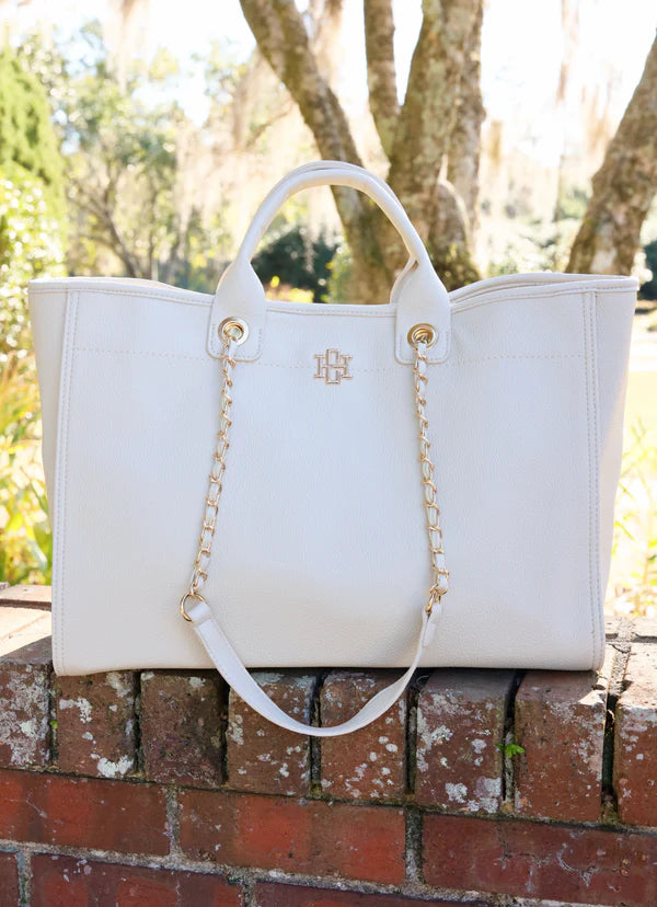 Caroline Hill - Melissa Tote Bag - Cream