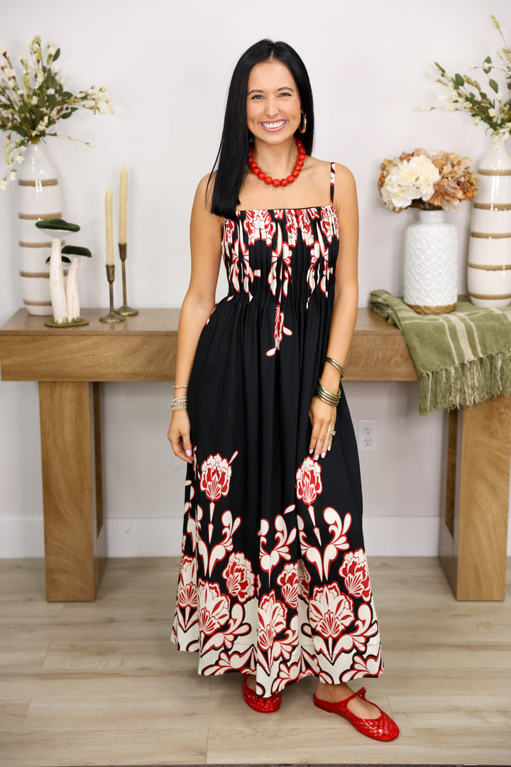 Arabian Nights Dress "Red/Black"