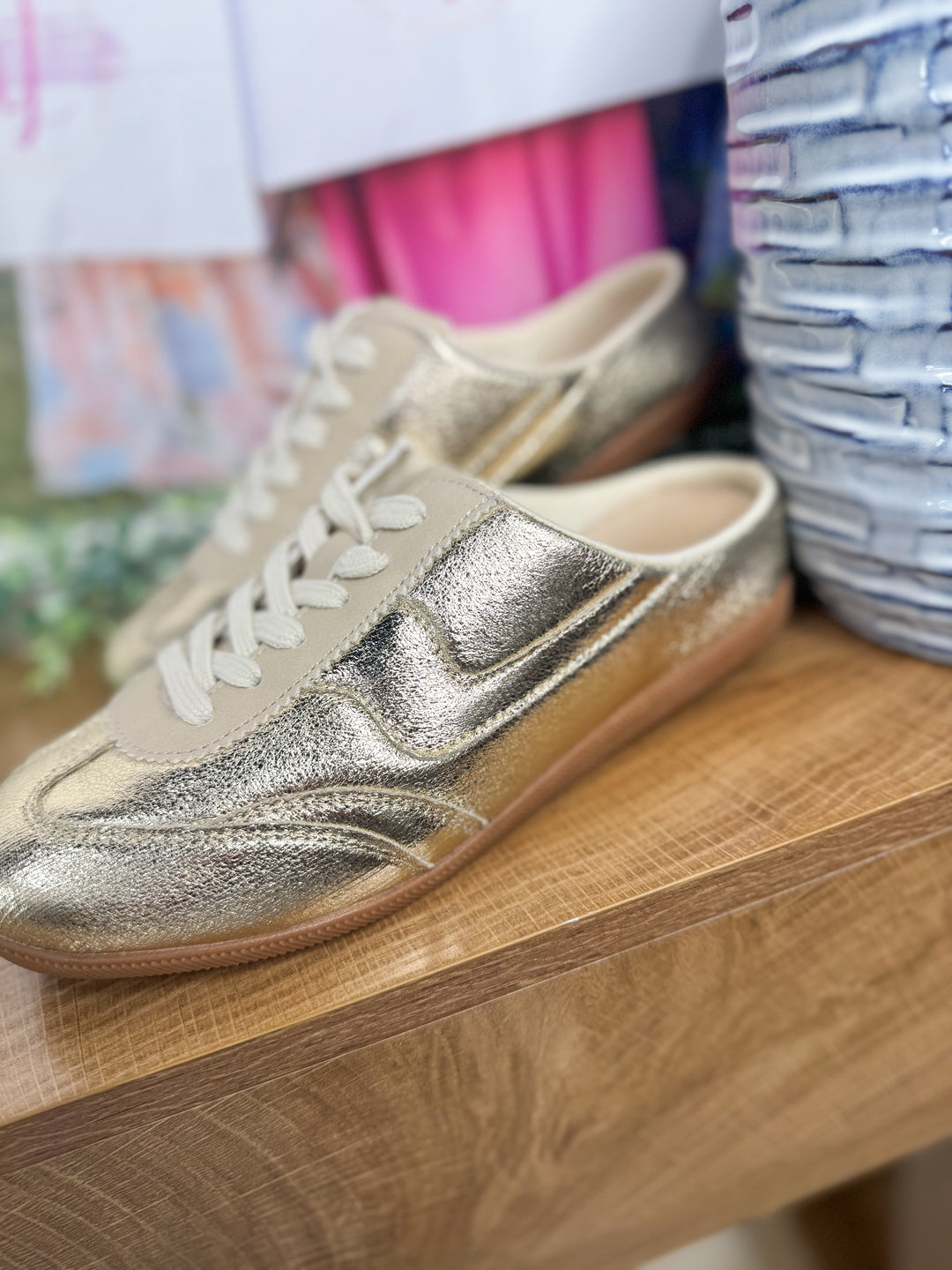 Mackay Slide On Sneaker "Gold"