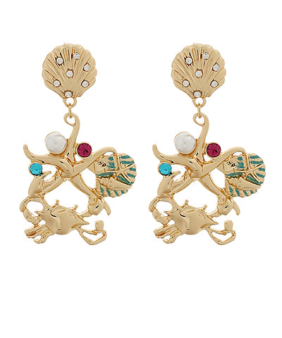 Sealife & Shell Shape Earrings