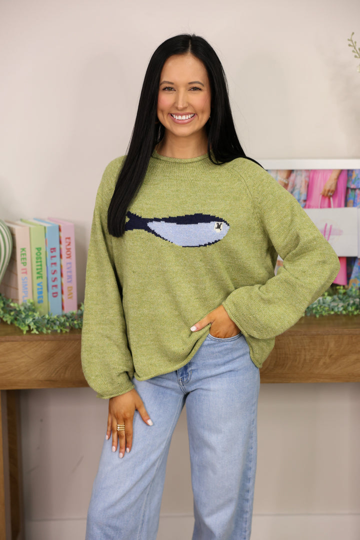 Sardine Sweater "Olive"