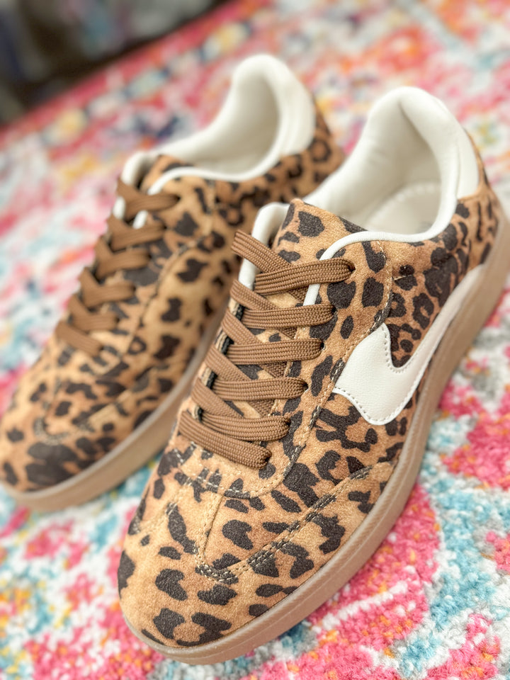 Walker Stripe Sneakers "Leopard"