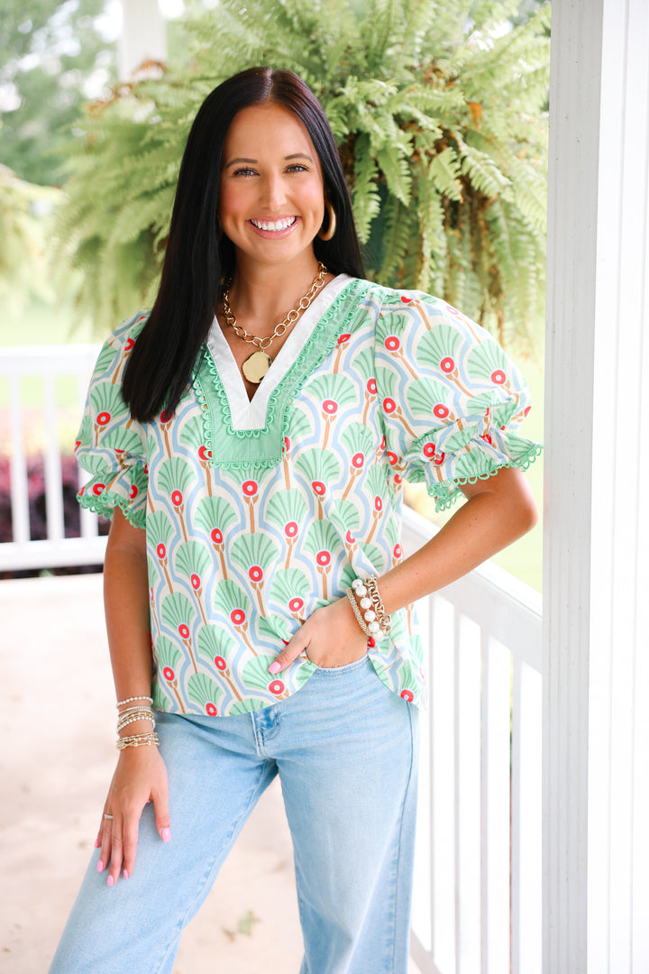 Claire Top "Green"