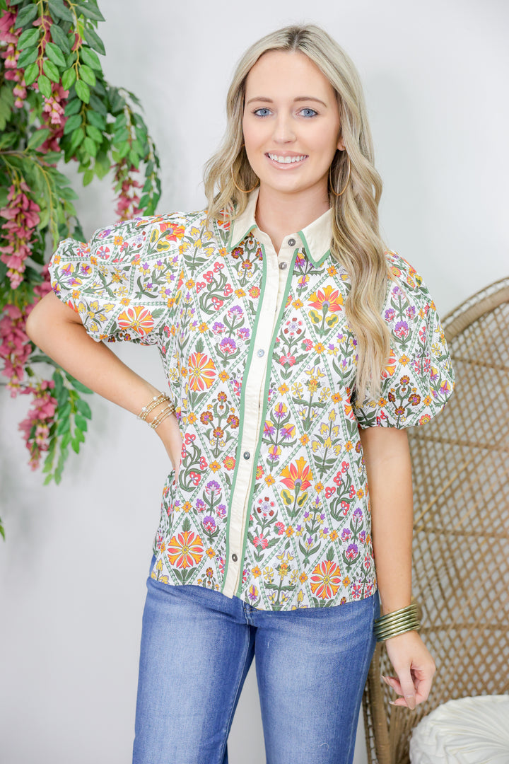 Fall Floral Top