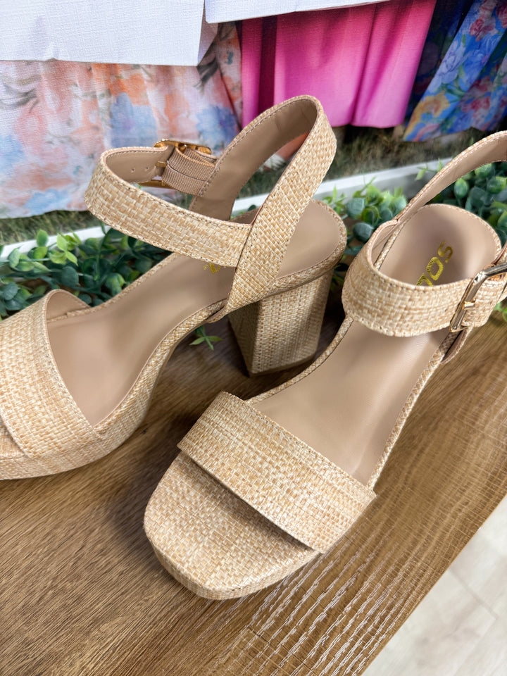 Mary Wedges "Natural Raffia"