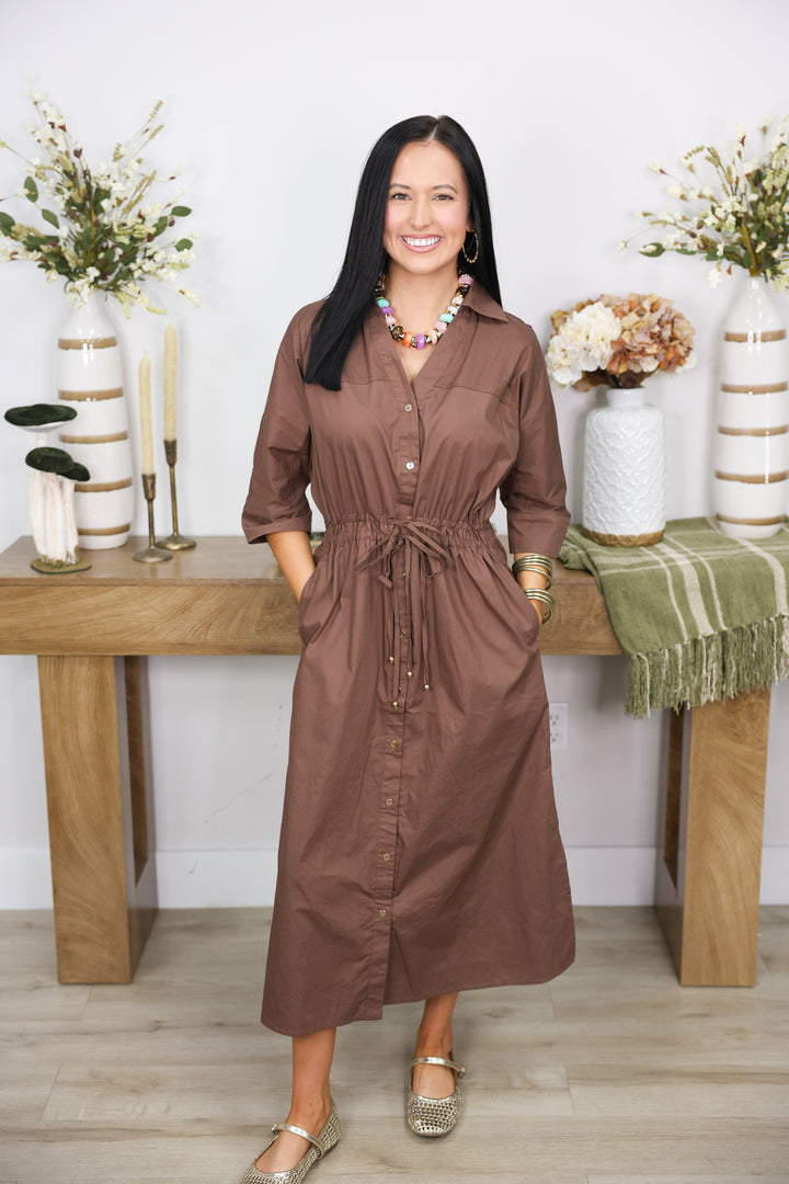 The Classic Dress "Brown"