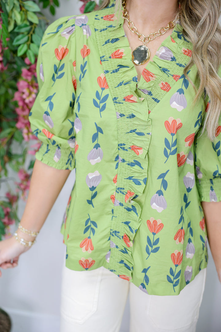 Tulip Spectrum Top "Sage Green"