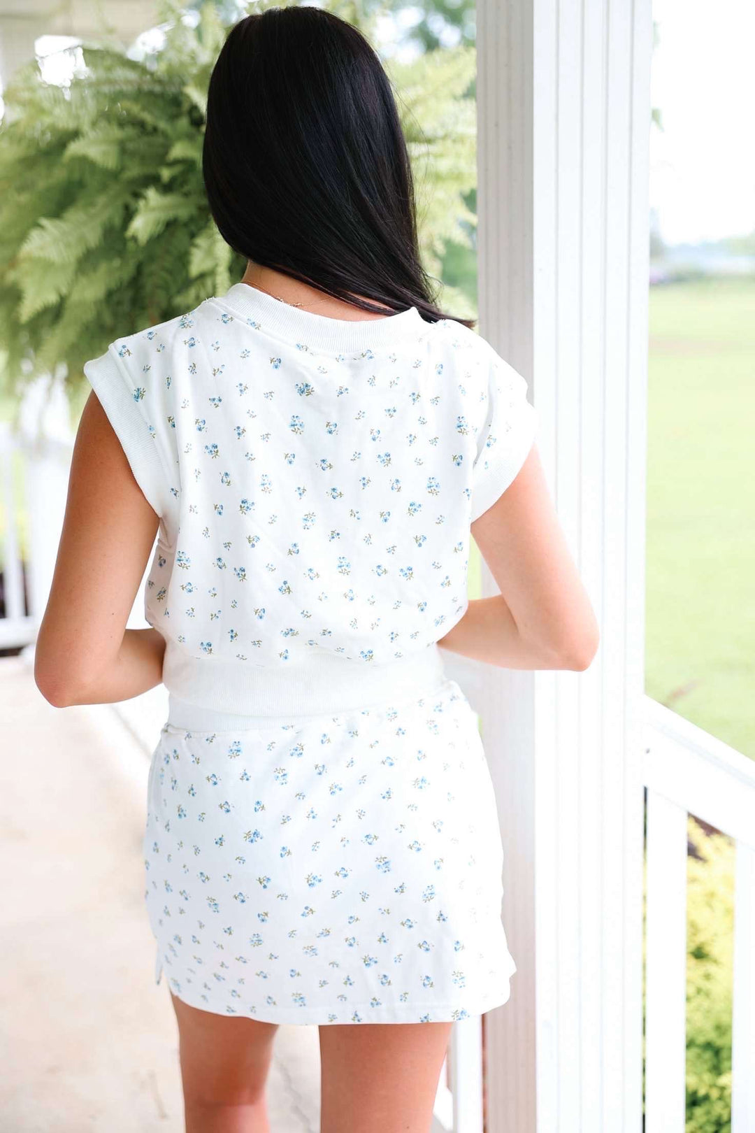 Claire Floral Print Knit Set