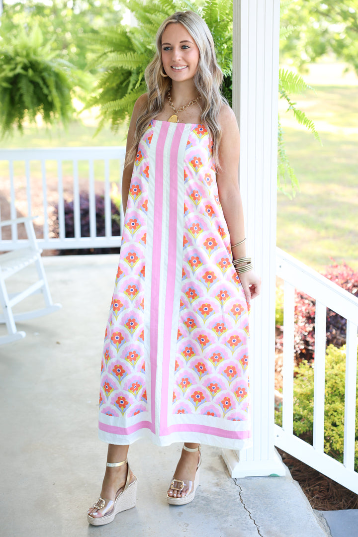 Rosie Lane Midi Dress "Pink"