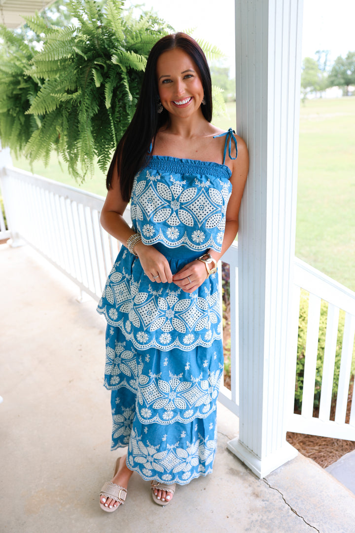 Sandy Shores Embroidery Set "Denim Blue"