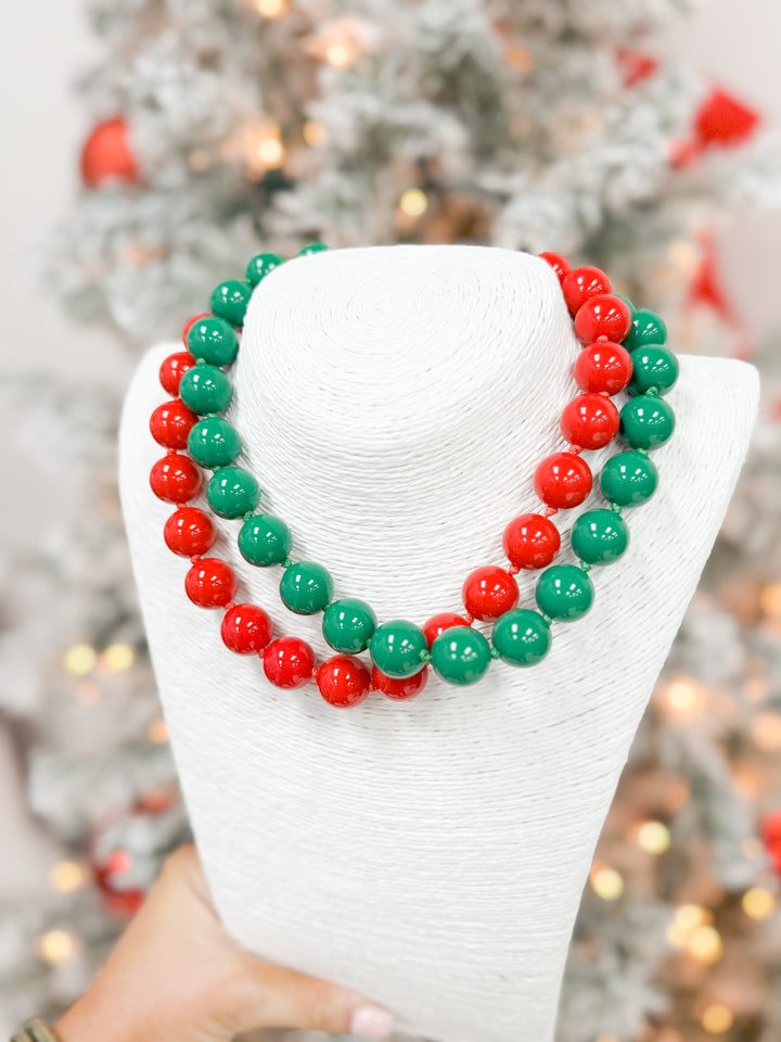 Hart Designs Jewelry - Beaded Bubble Necklace "Red"