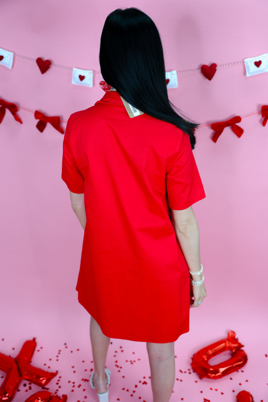 Rushing Red Mini Dress