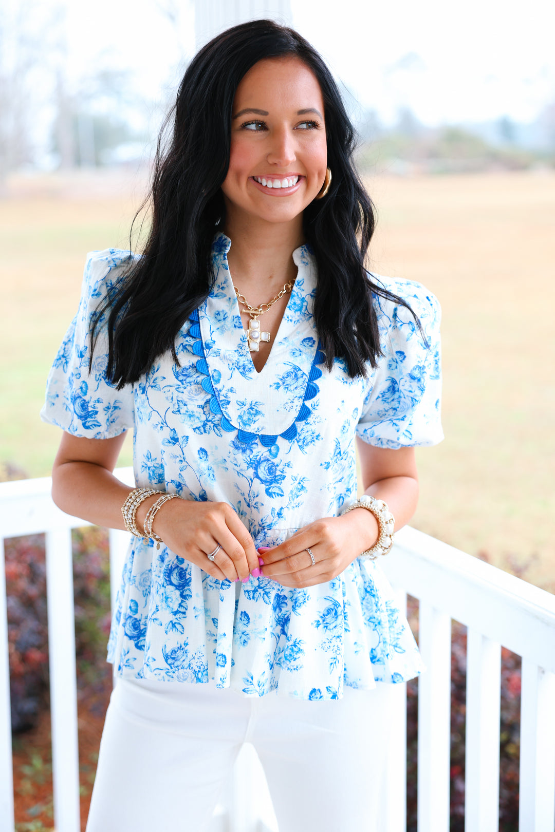 Pretty Follies Top "Blue"